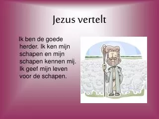 jezus vertelt