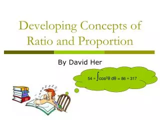 Developing Concepts of Ratio and Proportion