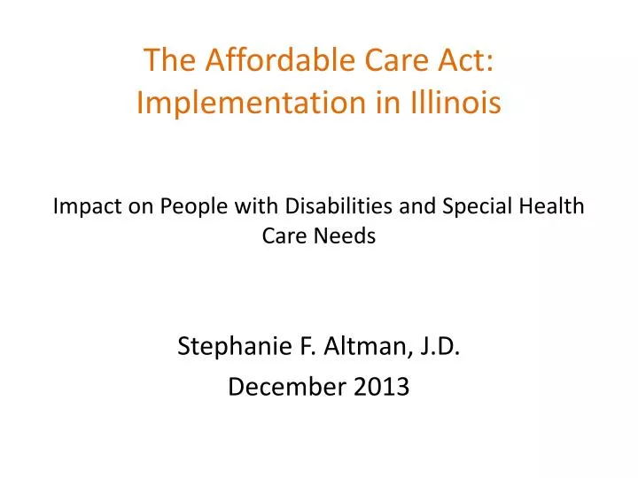 the affordable care act implementation in illinois