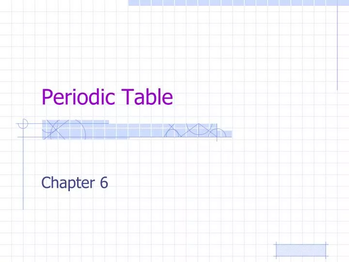 periodic table