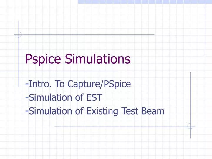 pspice simulations