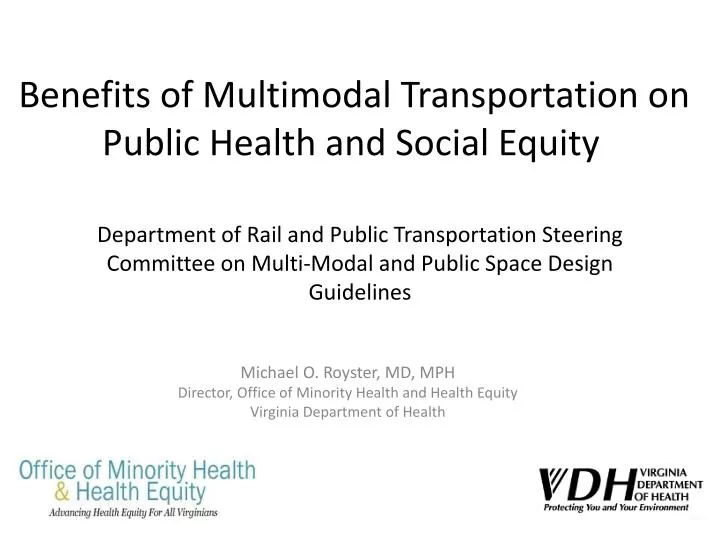 benefits of multimodal transportation on public health and social equity