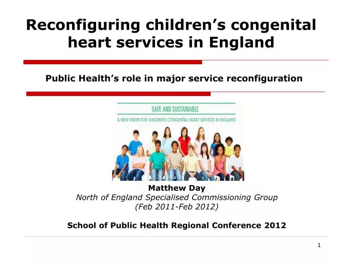 reconfiguring children s congenital heart services in england