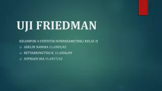 uji friedman