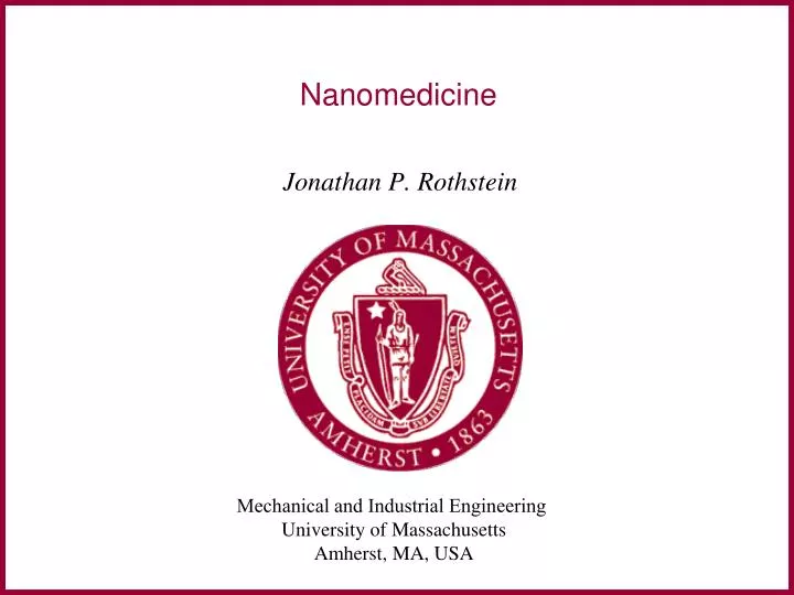 nanomedicine