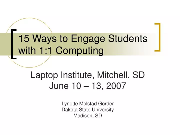 15 ways to engage students with 1 1 computing