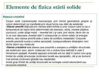 elemente de fizica st rii solide