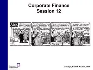 Corporate Finance Session 12