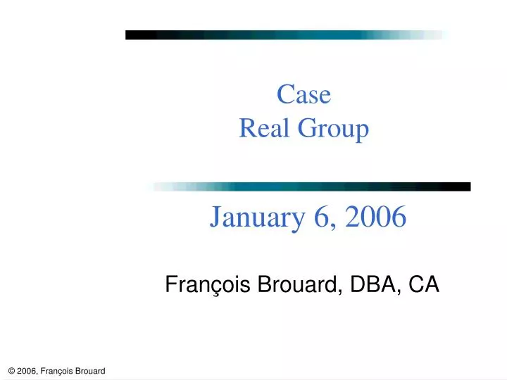 case real group