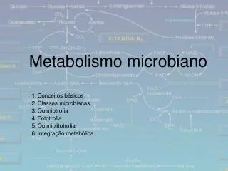 metabolismo microbiano
