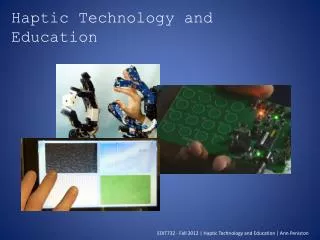 Haptic Technology and Education