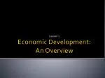 Economic Development: An Overview - slide 1