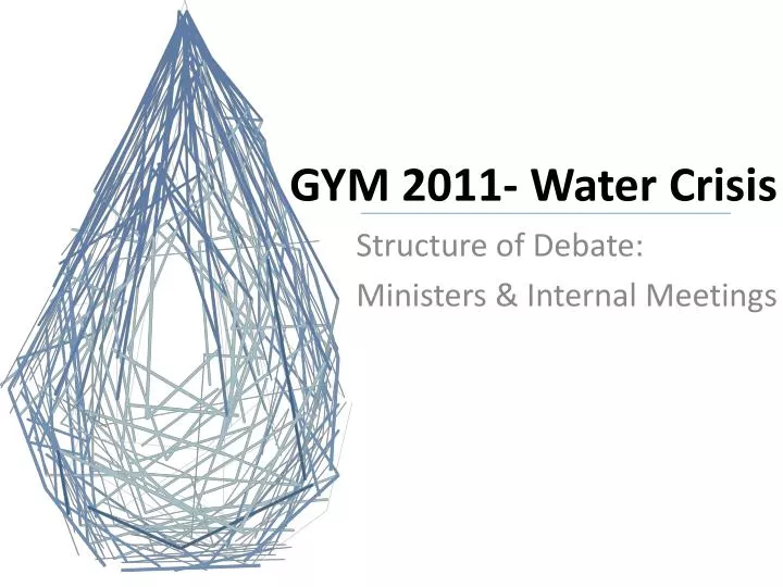 gym 2011 water crisis