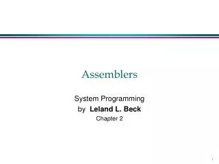 Assemblers