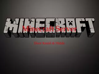 minecraft server