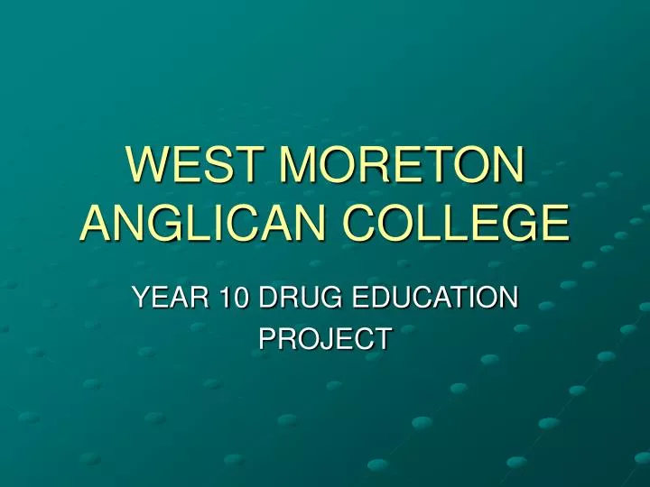 west moreton anglican college