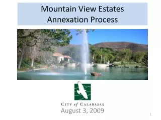 Mountain View Estates Annexation Process