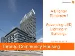 Toronto Community Housing - slide 1