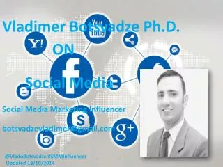 Vladimer Botsvadze Ph.D. on Social Media