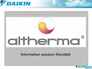 Information session Klondaik