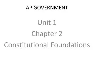 AP GOVERNMENT