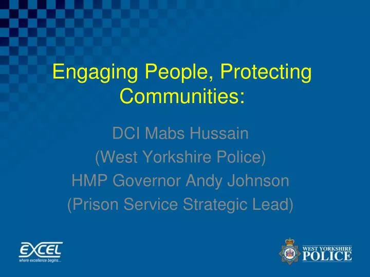 engaging people protecting communities