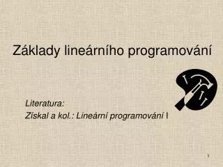 z klady line rn ho programov n