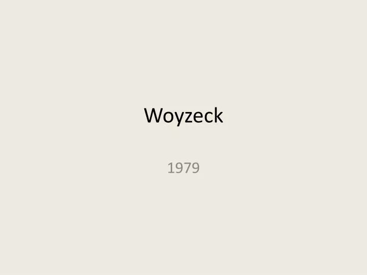 woyzeck