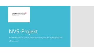 nvs projekt
