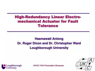 High-Redundancy Linear Electro-mechanical Actuator for Fault Tolerance