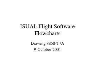 ISUAL Flight Software Flowcharts