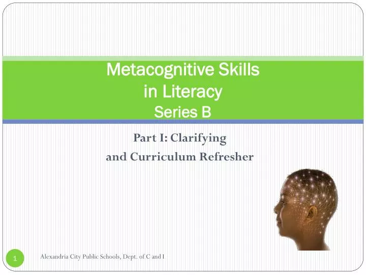 metacognitive skills in literacy series b