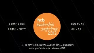 HTB Leadership Conference 2012