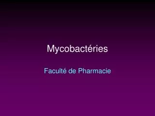 mycobact ries