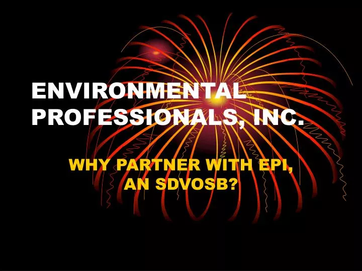 environmental professionals inc