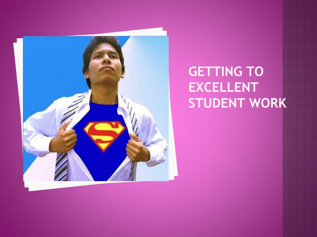 Excellent Studnt PPT - Enhancing Student Work Quality Through Gallery Critiques: A Guide ...