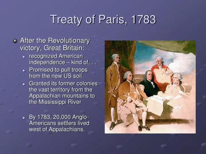 treaty of paris 1783
