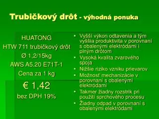 trubi kov dr t v hodn ponuka