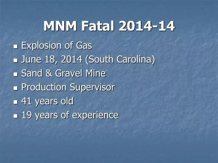 mnm fatal 2014 14