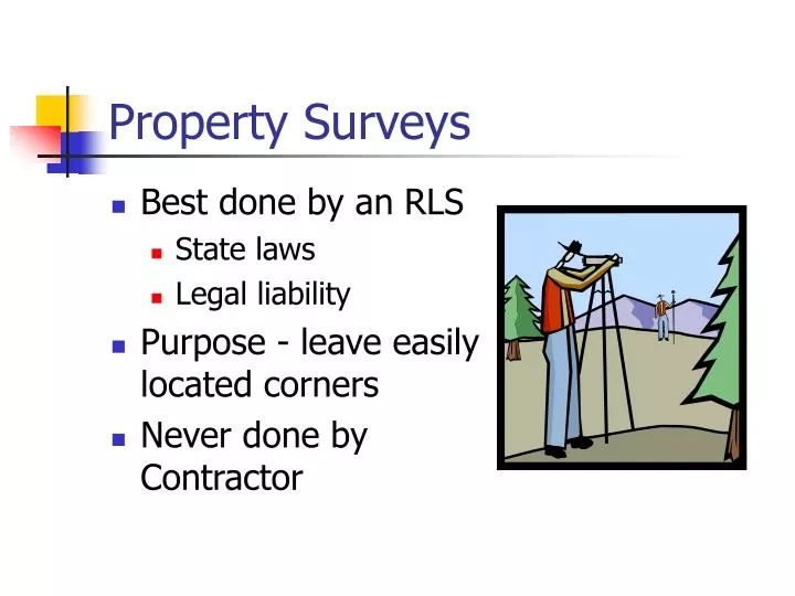 property surveys