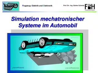 simulation mechatronischer systeme im automobil