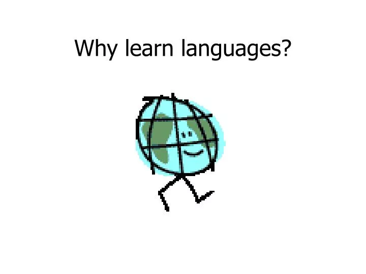 why learn languages