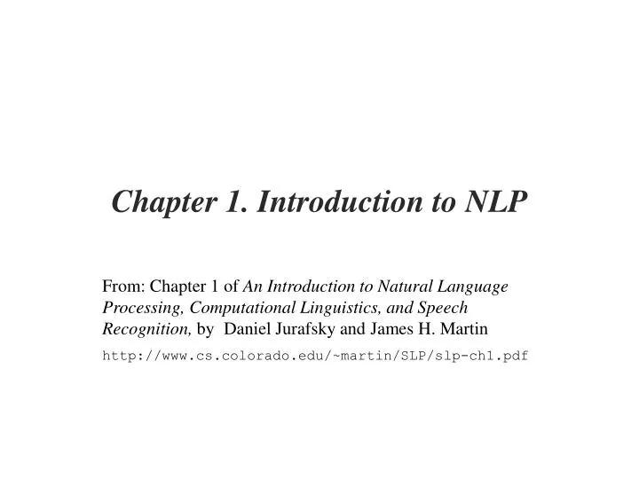 chapter 1 introduction to nlp