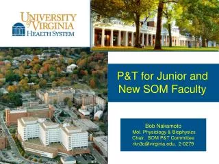 P&amp;T for Junior and New SOM Faculty