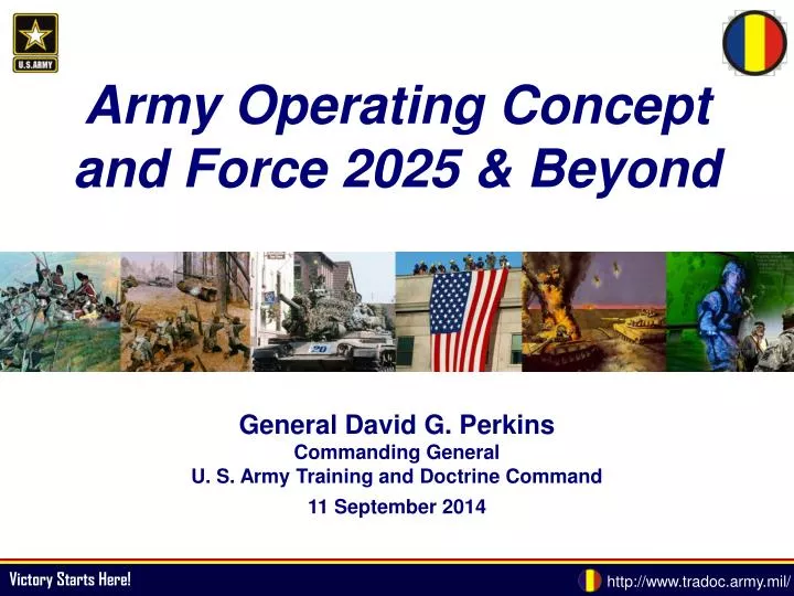 army operating concept and force 2025 beyond