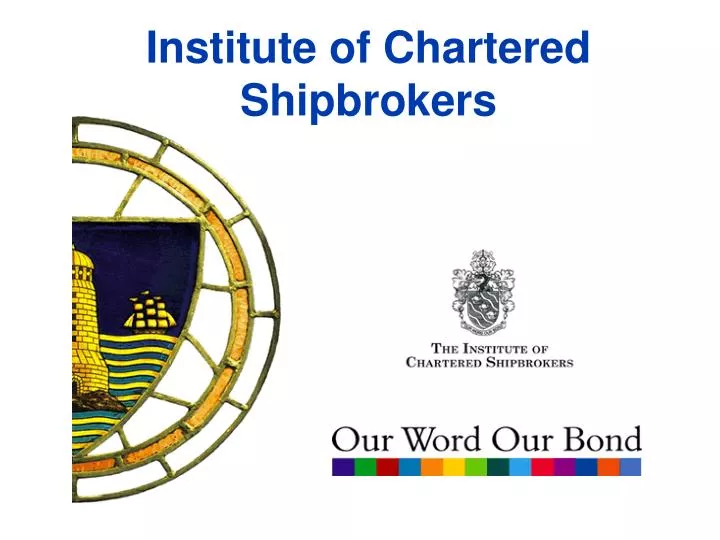 institute of chartered shipbrokers