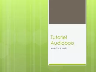 tutoriel audioboo