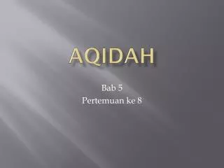 aqidah