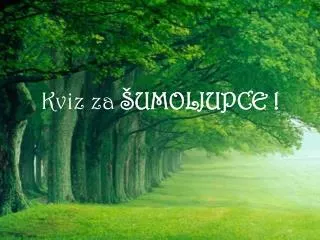 kviz za umoljupce