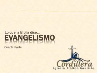 lo que la biblia dice